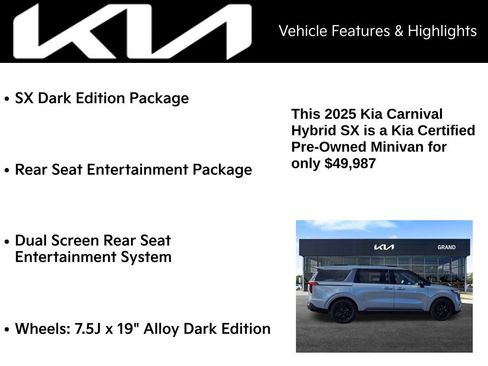 Certified 2025 Kia Carnival SX image 6