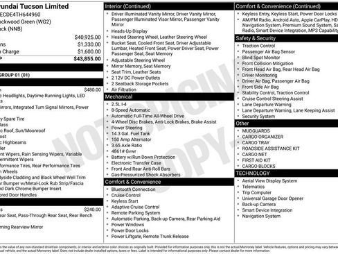 Used 2026 Hyundai Tucson Limited AWD/4WD image 7