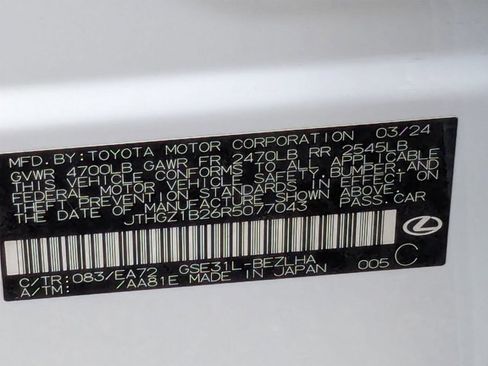 Used 2024 Lexus IS 350 F Sport w/ Memory Package image 23