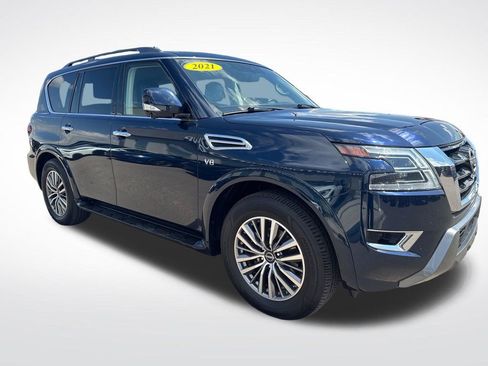 Used 2021 Nissan Armada SL w/ Captain's Chairs Package AWD/4WD image 7