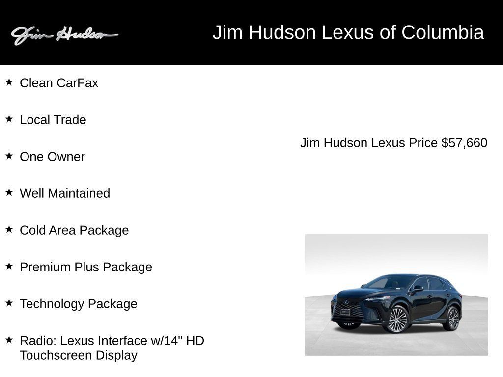 Used 2024 Lexus RX 350 w/ Technology Package AWD/4WD image 3