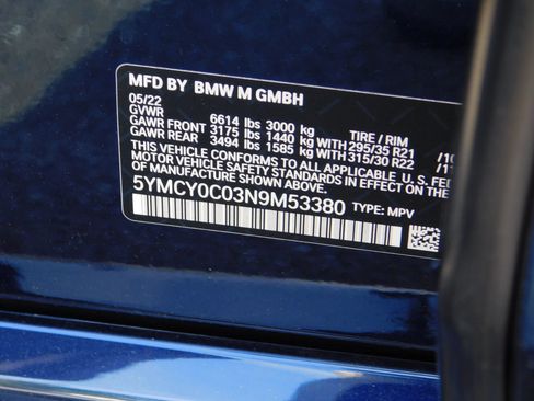 Used 2022 BMW X6 M w/ Competition Package AWD/4WD image 30