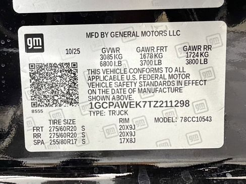 New 2026 Chevrolet Silverado 1500 RST w/ RST Select Package image 14