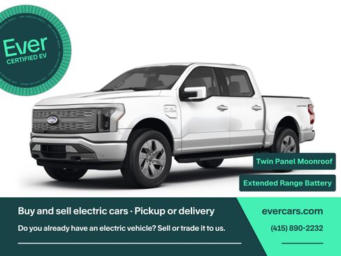 Used 2023 Ford F150 Lightning Platinum AWD/4WD image 1
