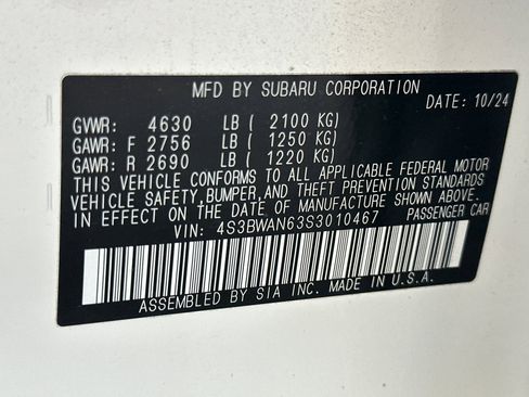 Used 2025 Subaru Legacy Limited image 30