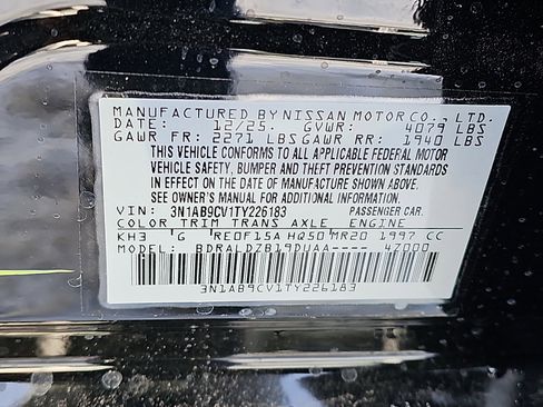 New 2026 Nissan Sentra SV w/ Floor Mat Package image 18