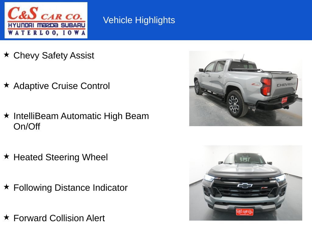 Used 2025 Chevrolet Colorado Z71 w/ Technology Package AWD/4WD image 13