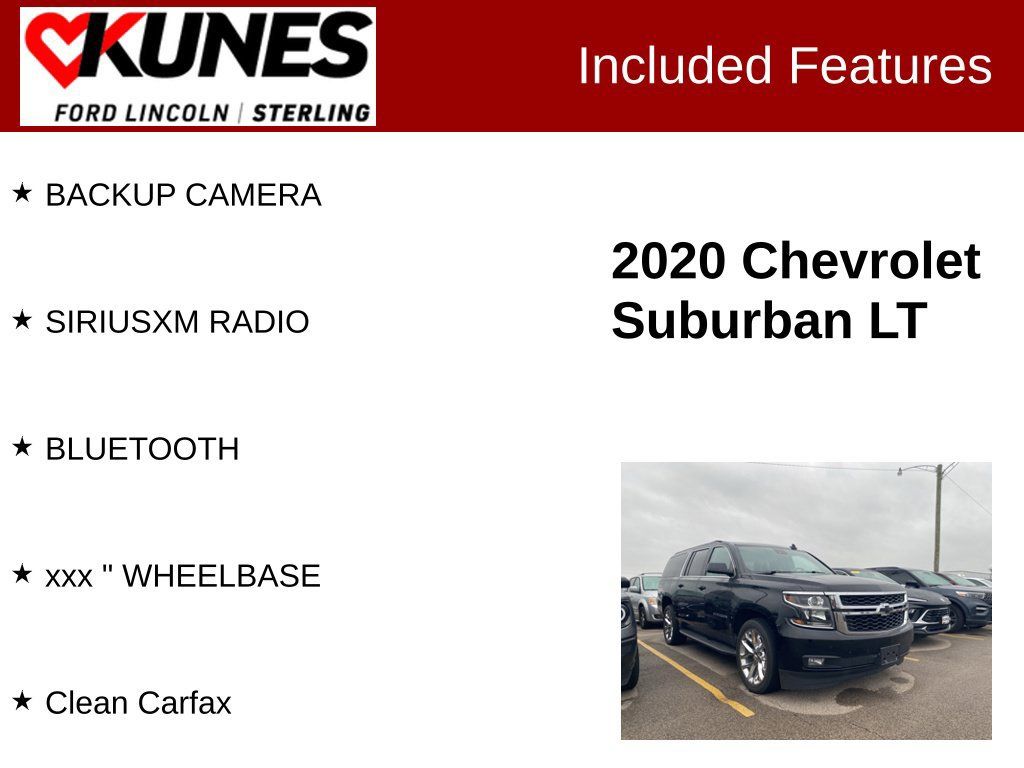 Used 2020 Chevrolet Suburban LT AWD/4WD image 3
