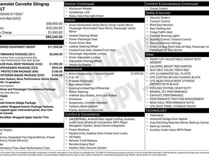 Used 2020 Chevrolet Corvette Stingray Premium Cpe w/ 3LT Preferred Equipment Group