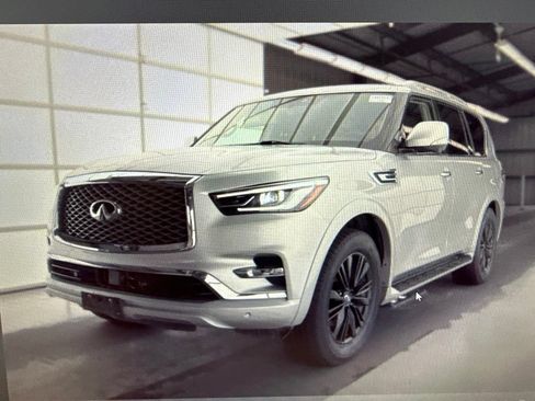 Used 2023 INFINITI QX80 Luxe w/ Cargo Package RWD image 1