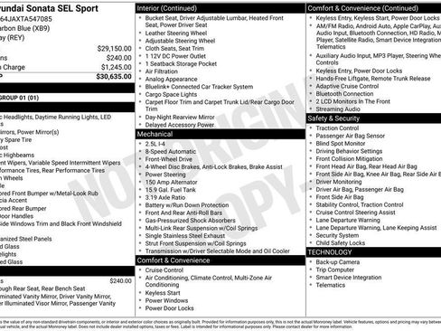 New 2026 Hyundai Sonata SEL FWD image 20