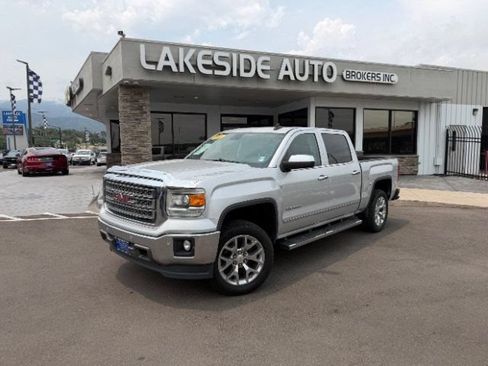 Used 2015 GMC Sierra 1500 SLT w/ SLT Crew Cab Value Package RWD image 2