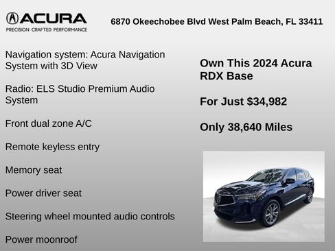 Used 2024 Acura RDX SH-AWD w/ Technology Package image 6
