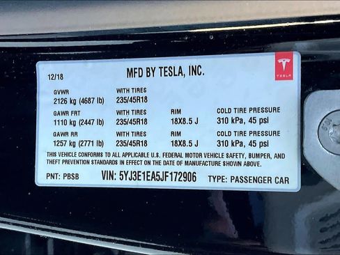 Used 2018 Tesla Model 3 Mid Range image 33