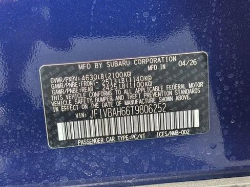 New 2026 Subaru WRX AWD/4WD image 26