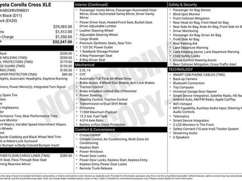 Used 2024 Toyota Corolla Cross XLE AWD/4WD image 7