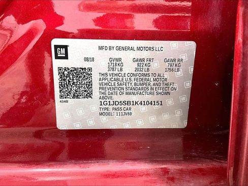 Used 2019 Chevrolet Sonic LT FWD image 31