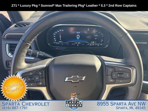 Used 2024 Chevrolet Tahoe Z71 w/ Luxury Package AWD/4WD image 14
