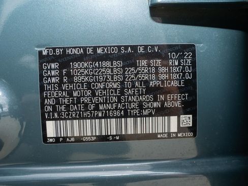 Certified 2023 Honda HR-V Sport image 36