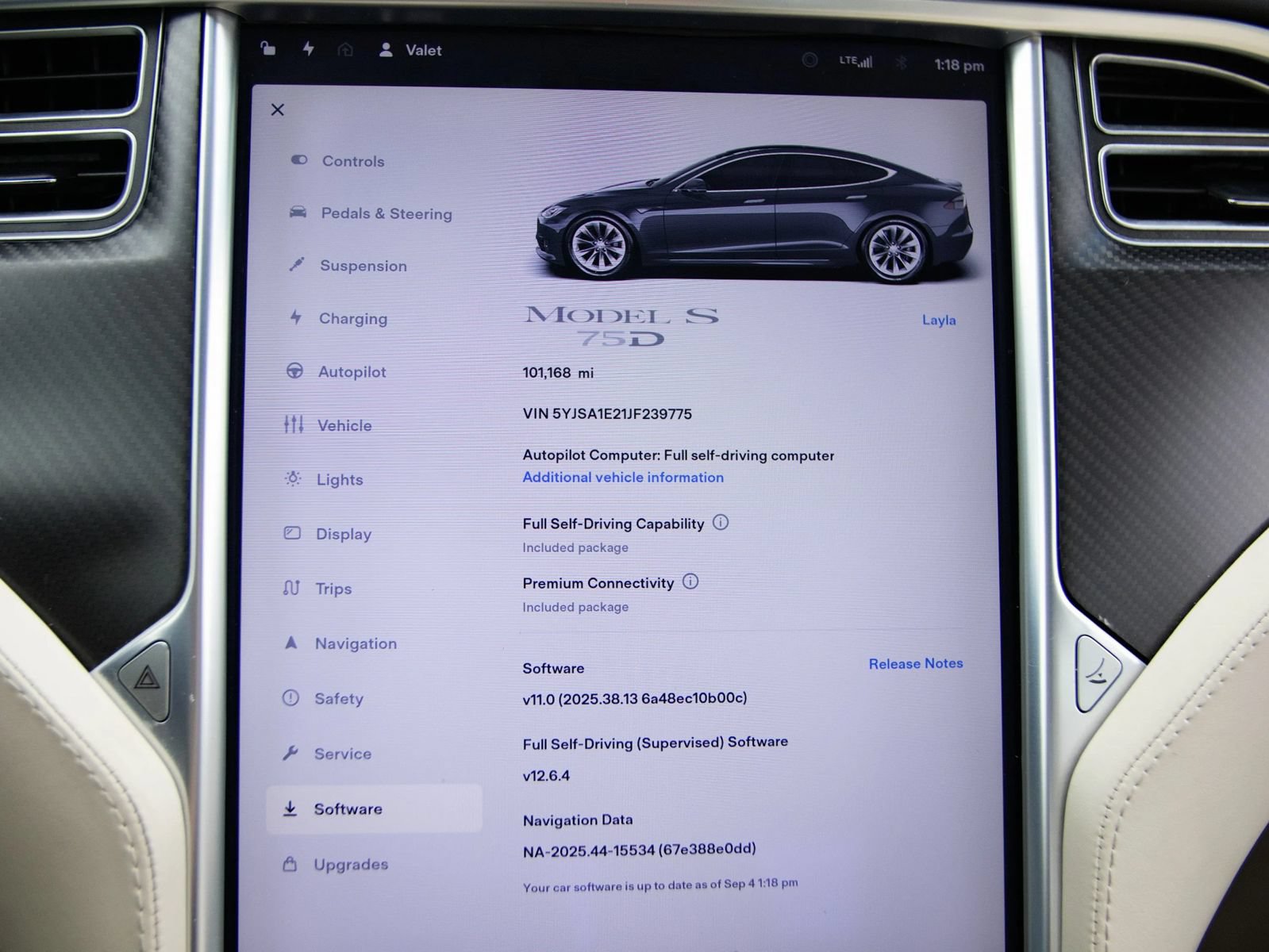 Used 2018 Tesla Model S 75D AWD/4WD image 31