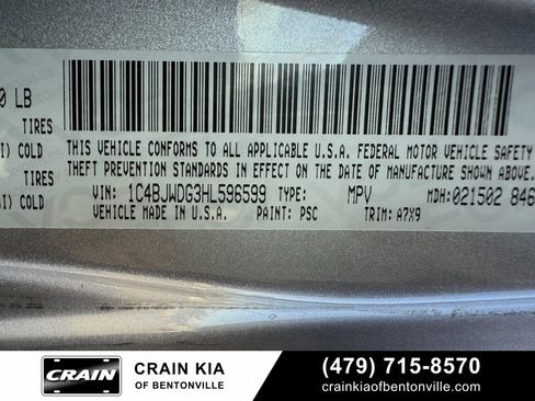 Used 2017 Jeep Wrangler Unlimited Sport w/ Quick Order Package 24S image 32