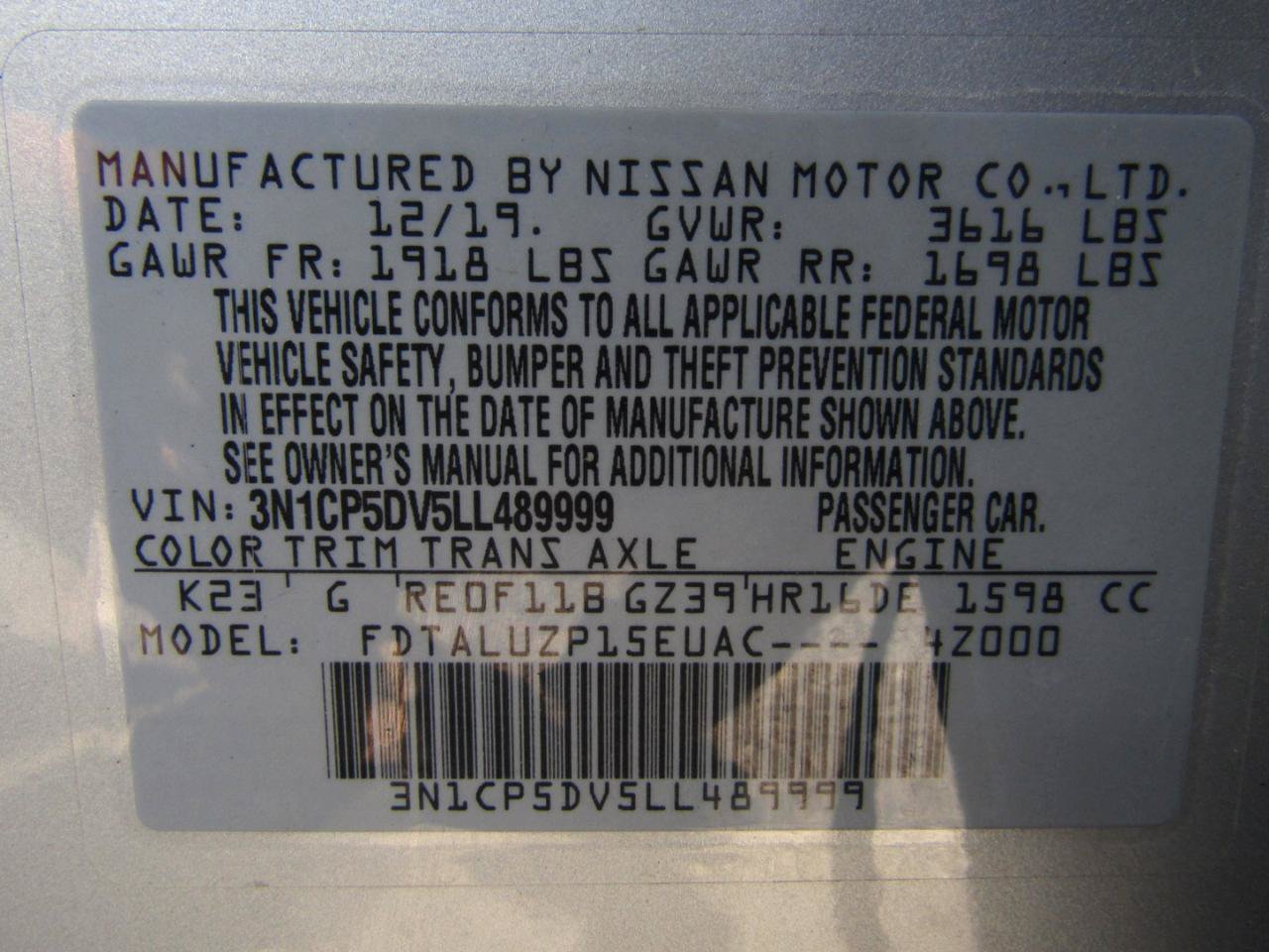 Used 2020 Nissan Kicks SR w/ SR Premium Package FWD image 26