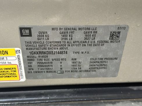 Used 2014 GMC Acadia SLT FWD image 35