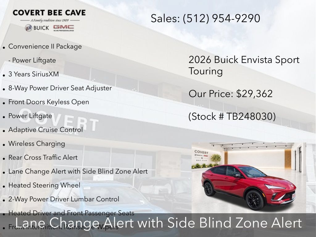 New 2026 Buick Envista Sport Touring w/ Convenience I Package FWD image 16