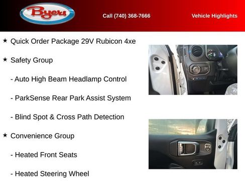 Used 2025 Jeep Wrangler Unlimited Rubicon 4xe w/ Safety Group image 12