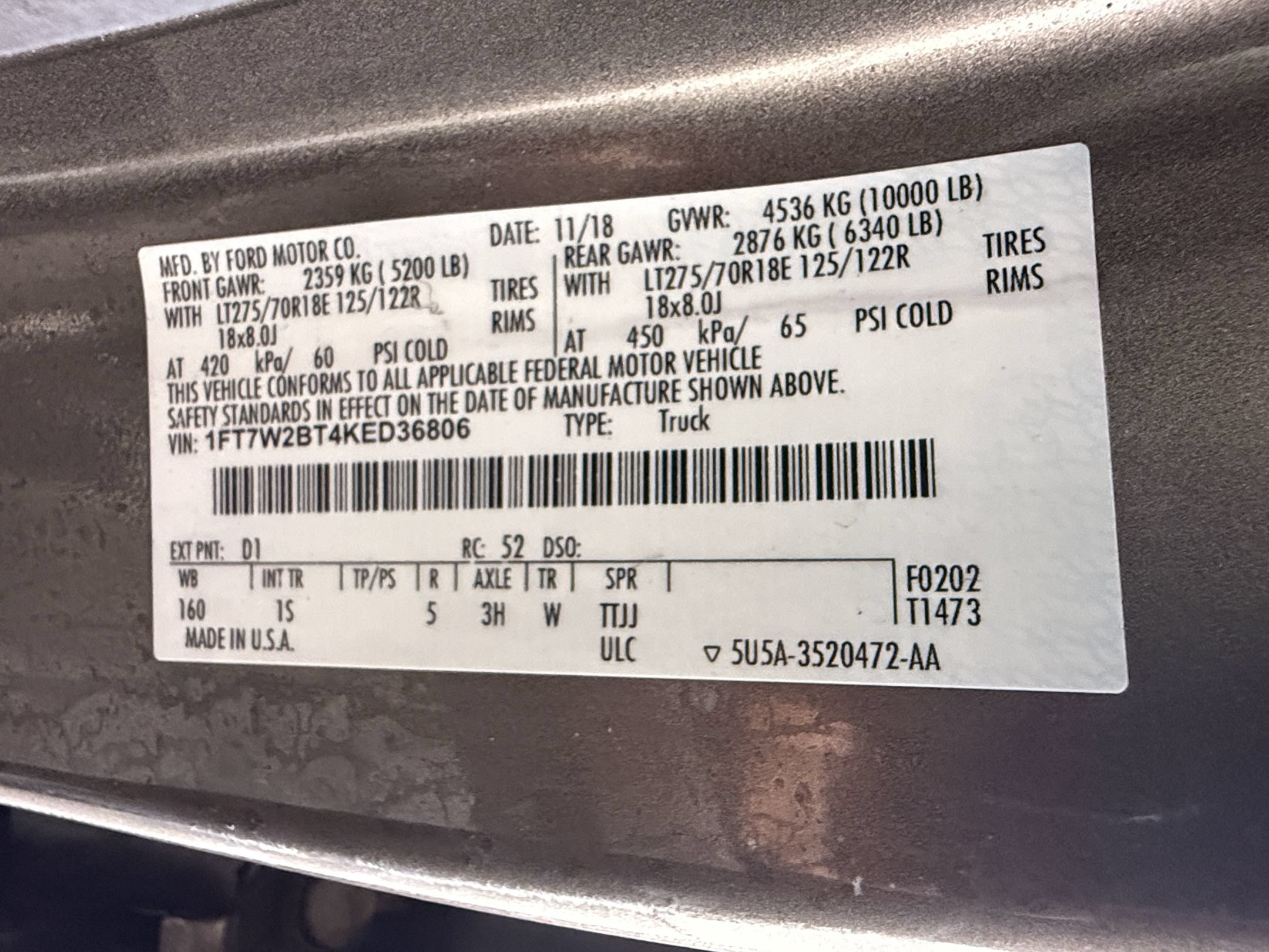 Used 2019 Ford F250 XL w/ STX Appearance Package AWD/4WD image 18