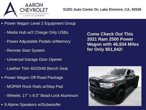 Used 2021 RAM 2500 Power Wagon image 13