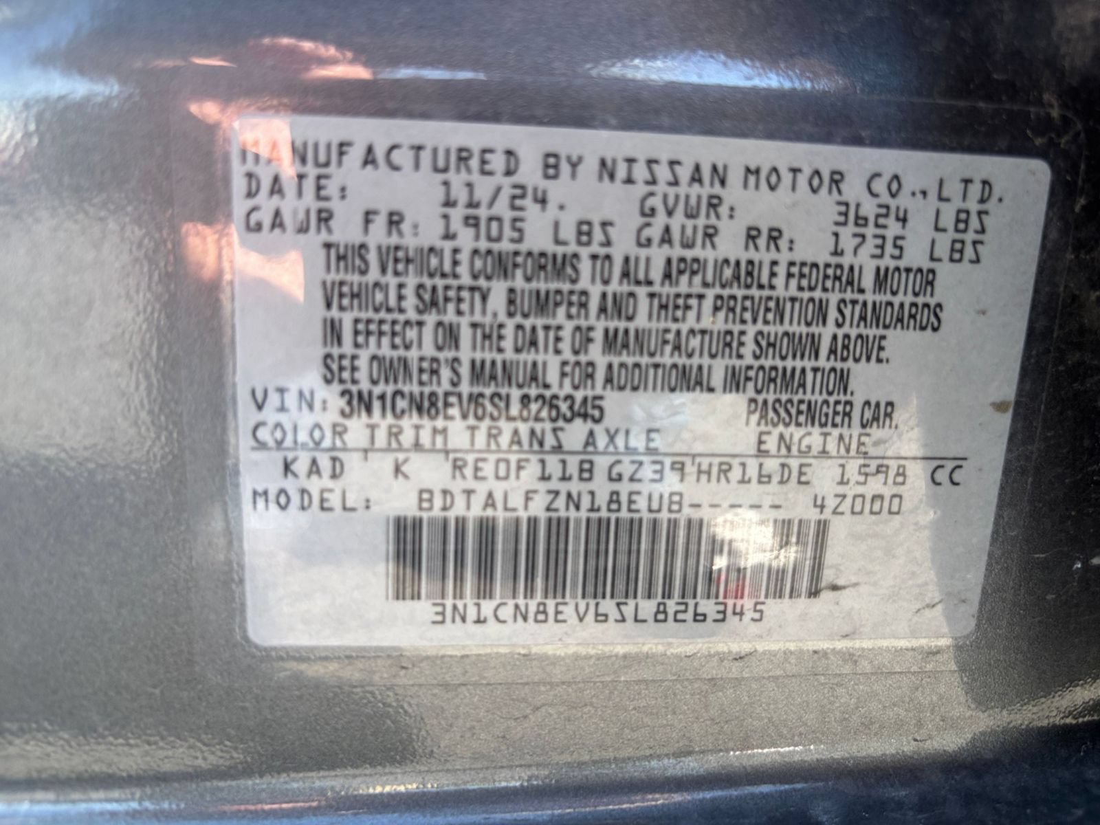 Used 2025 Nissan Versa SV FWD image 26