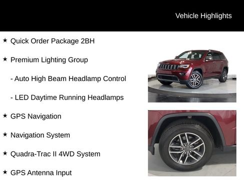 Used 2020 Jeep Grand Cherokee Limited w/ Premium Lighting Group AWD/4WD image 7