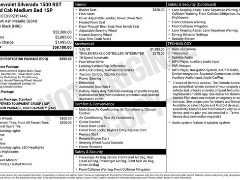 Certified 2024 Chevrolet Silverado 1500 RST w/ LPO, Liner Protection Package AWD/4WD image 35