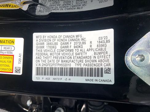 Used 2023 Honda Civic Sport image 34