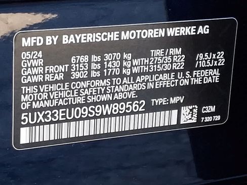 Used 2025 BMW X5 M60i w/ Executive Package AWD/4WD image 28