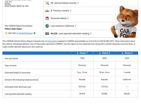 Used 1998 Dodge Ram 2500 Truck 4x4 Quad Cab image 2