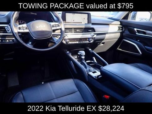 Used 2022 Kia Telluride EX w/ EX Premium Package FWD image 3