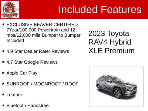Used 2023 Toyota RAV4 XLE Premium AWD/4WD image 4