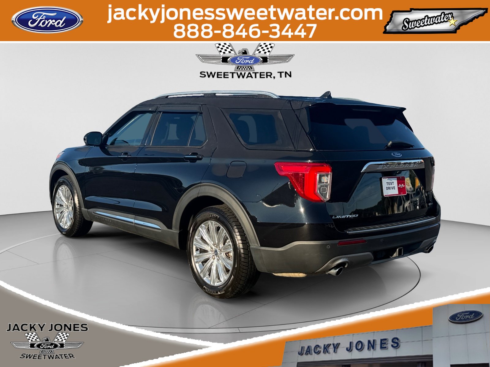 Certified 2021 Ford Explorer Limited w/ Hybrid Equipment Group 310A RWD image 3