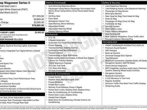 Used 2022 Jeep Wagoneer Series II w/ Premium Group I image 17