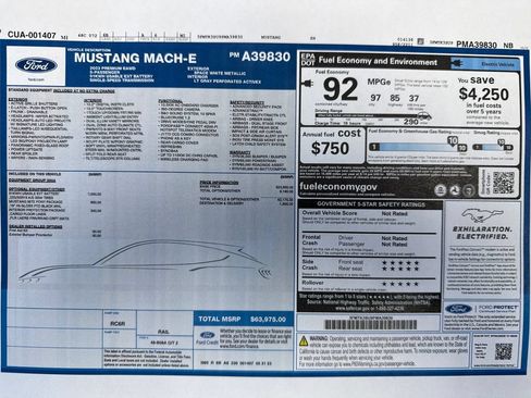 Used 2023 Ford Mustang Mach-E Premium w/ Mustang Nite Pony Package AWD/4WD image 26