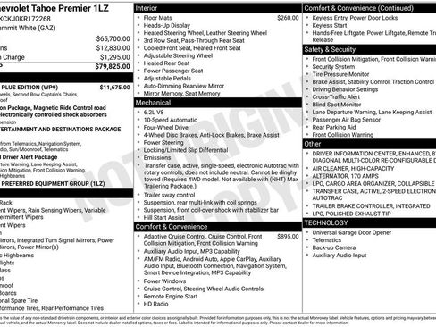 Used 2019 Chevrolet Tahoe Premier w/ Premier Plus Edition image 9