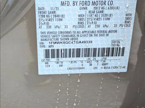 New 2026 Ford Explorer ST w/ Sun And Sound Package image 16