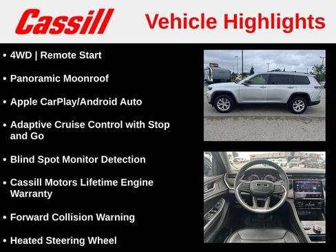 Used 2023 Jeep Grand Cherokee L Limited AWD/4WD image 7