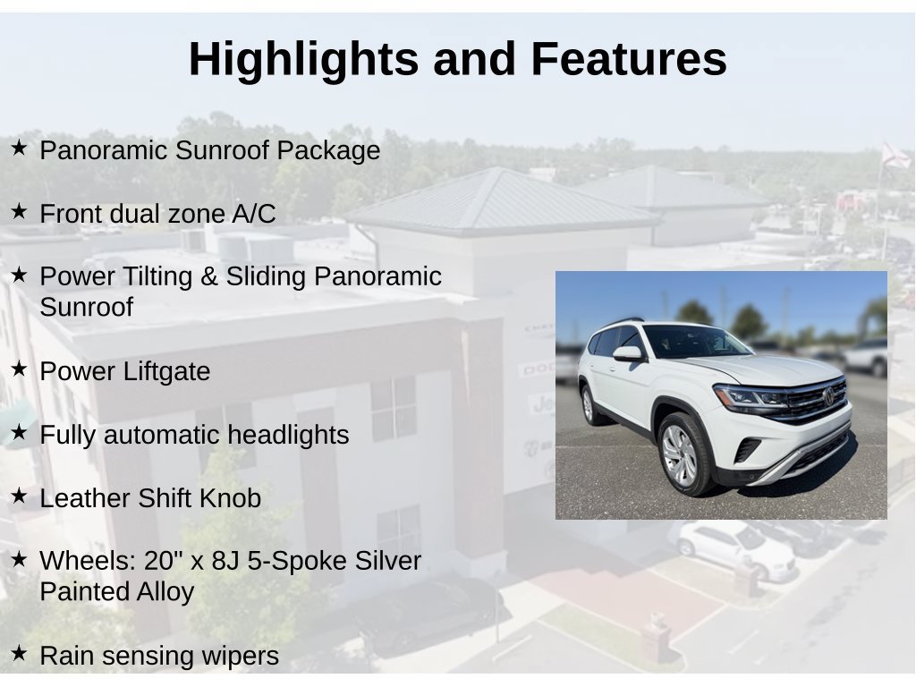 Used 2023 Volkswagen Atlas SE w/ Panoramic Sunroof Package FWD image 5