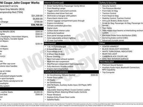 Used 2012 MINI Cooper Coupe John Cooper Works image 8
