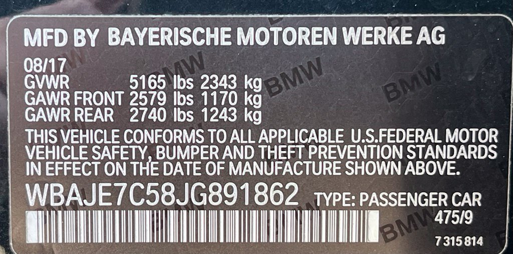 Used 2018 BMW 540i xDrive AWD/4WD image 50