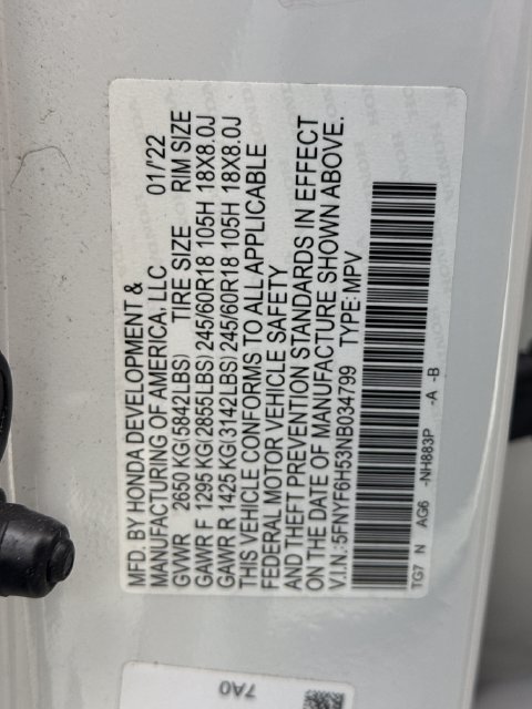 Used 2022 Honda Pilot EX-L image 19