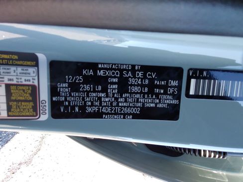 New 2026 Kia K4 LXS image 36